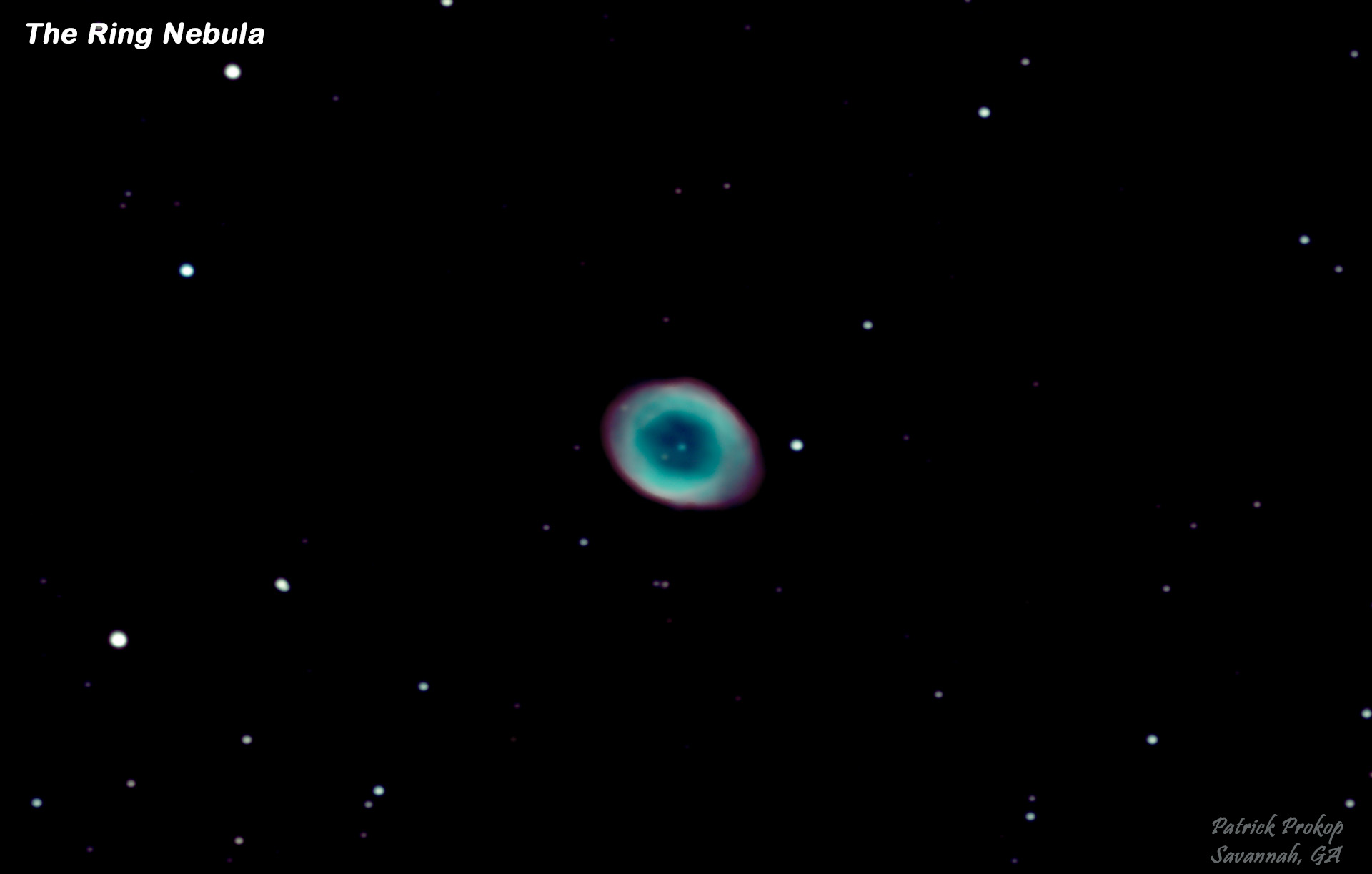 The Ring Nebula, M57, April 29, 2019  ... Click on image for larger view