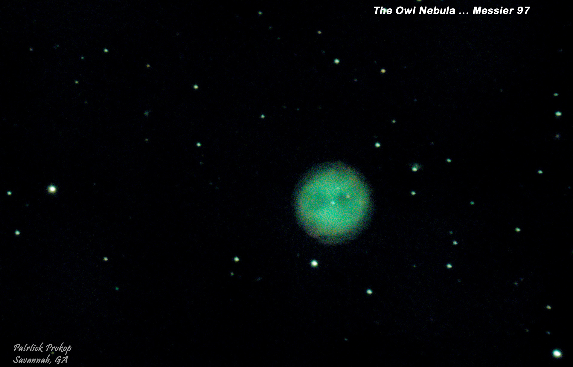 The Owl Nebula, March 5, 2019  ... Click on image for larger view