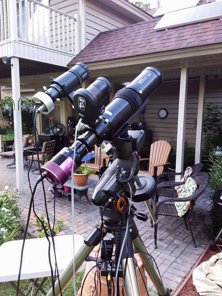 The ED80T Telescope in Pat Prokop's Heavenly Backyard